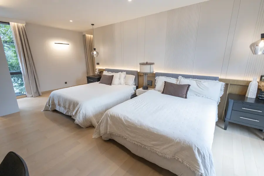 Twin-bed guest or family bedroom