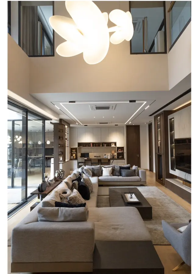 Main double-height family living room